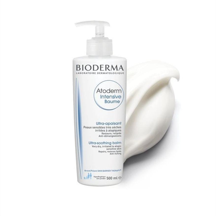 Bioderma Atoderm Intensive Baume bottle with a white background