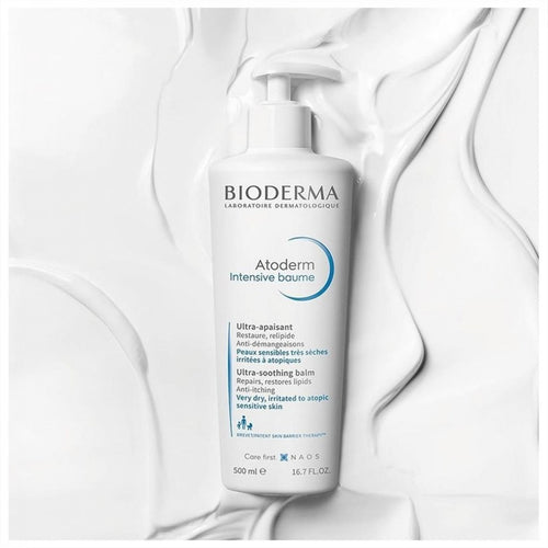 Bioderma Atoderm Intensive balm bottle on a white background