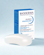 Bioderma Atoderm Intensive pain product and packaging on a light blue background
