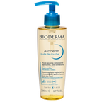 Bioderma Atoderm shower oil bottle on a white background