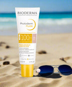 Bioderma Photoderm Fluide sunscreen tube on a white background