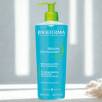 Bioderma Sébium Gel moussant bottle on a light background