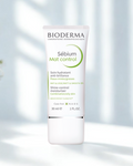 Bioderma Sébium Mat control cream tube on a light background