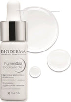 Bioderma skincare product with dropper on a white background
