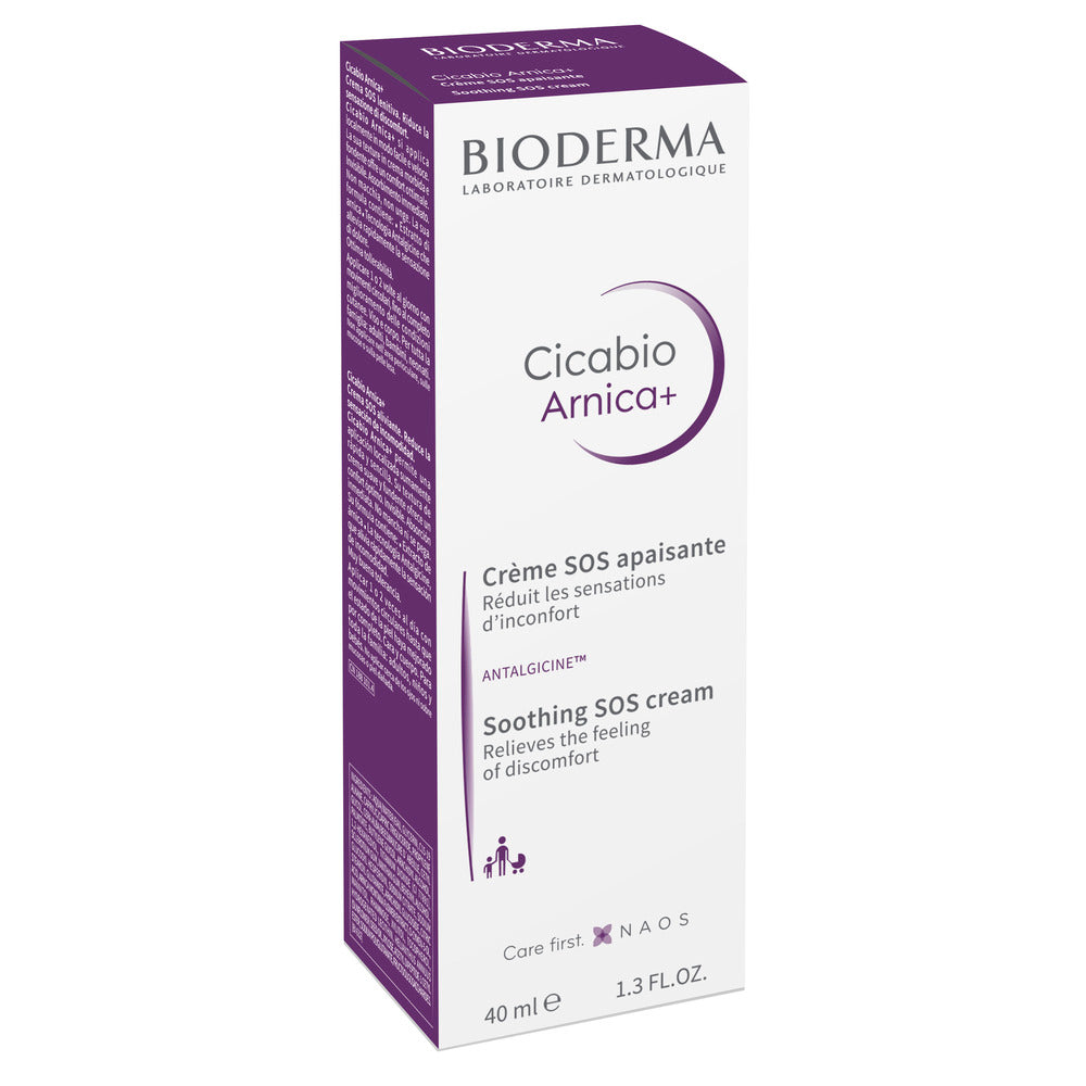 Bioderma Cicabio Arnica+ cream packaging on a white background
