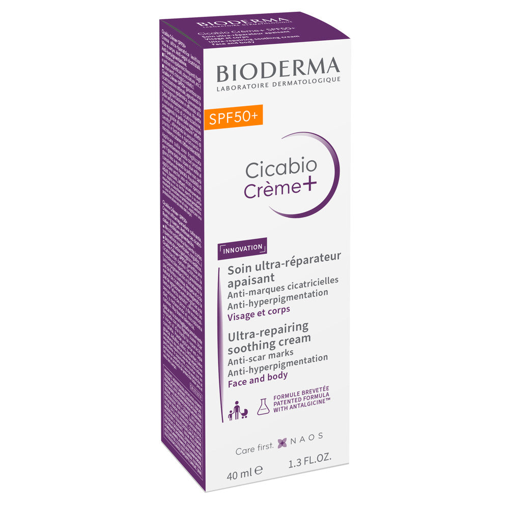 Bioderma Cicabio Creme+ packaging on a white background
