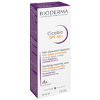 Bioderma Cicabio SPF 50+ skincare product packaging on a white background