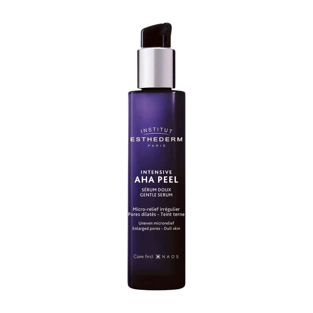 Institut Esthederm Intensive AHA Peel serum bottle on a white background