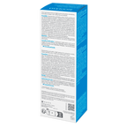 Blue box with text on a white background