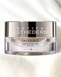 Institut Esthederm Excellage eye care cream jar on a white background