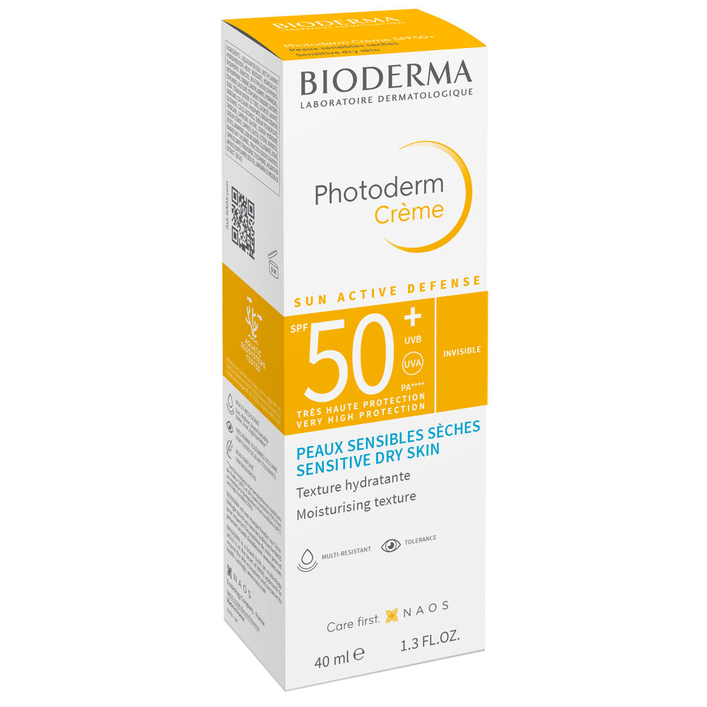 Bioderma Photoderm Crème SPF 50+ packaging on a white background