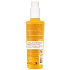 Yellow bottle with white cap on a white background