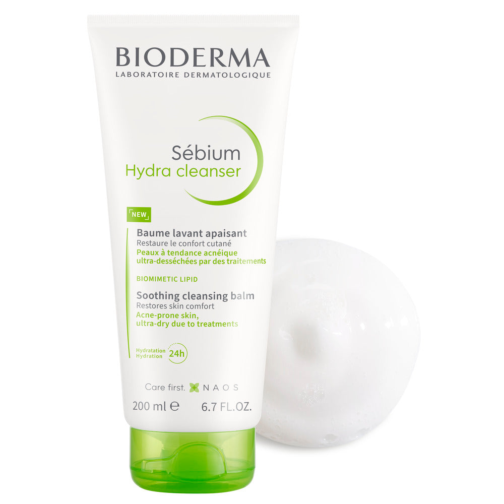 Bioderma Sébium Hydra Cleanser tube on a white background